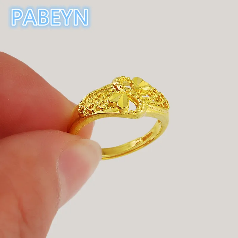 24k Gold Korean 100 Day Gold Ring Korean Gold Ring Baby 1st