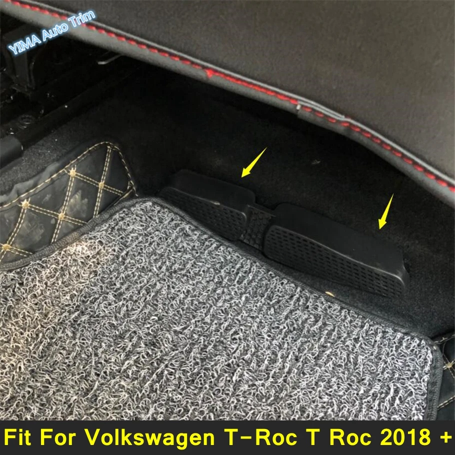 Seat Under Air Conditioning Vent Cover Ac Outlet Trim Strip 2 Pezzi Adatto Per Volkswagen T-Roc T Roc 2018 - 2022 Accessori Interni