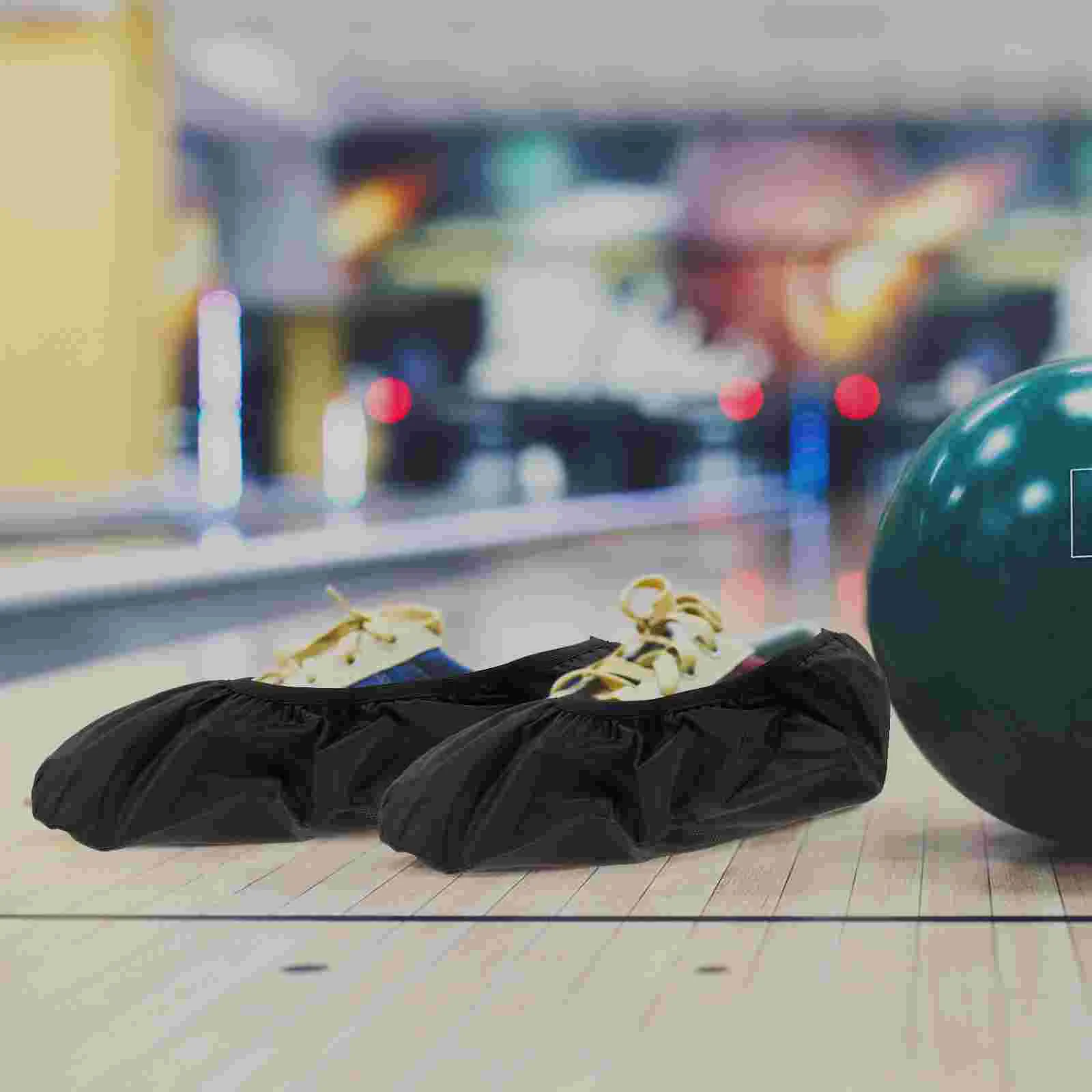 2 Pcs Anti Slip Shoe Cover Waterproof Bowling Shoe Covers Shoes Coverings Sneaker Protectors Sports Entertainment Accessories
