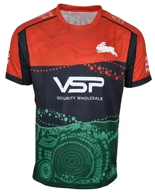 thumbnail image 1 of Camiseta de rugby de polo para entrenadores de South Sydney Rabbitohs 2024, tallas SML-XL-XXL-3XL-4XL-5XL, 1 of 4