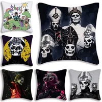 Rock band  Pillow Covers G-GhostS Band Cartoon Sofa Decorative Home Double-sided Printing Short Plush Cute Cushion Cover 1