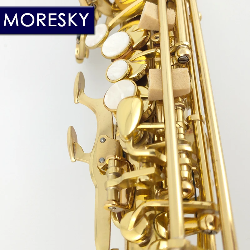 Soprano Saxophone Bb Sax With Hard boxs MORESKY SS-101