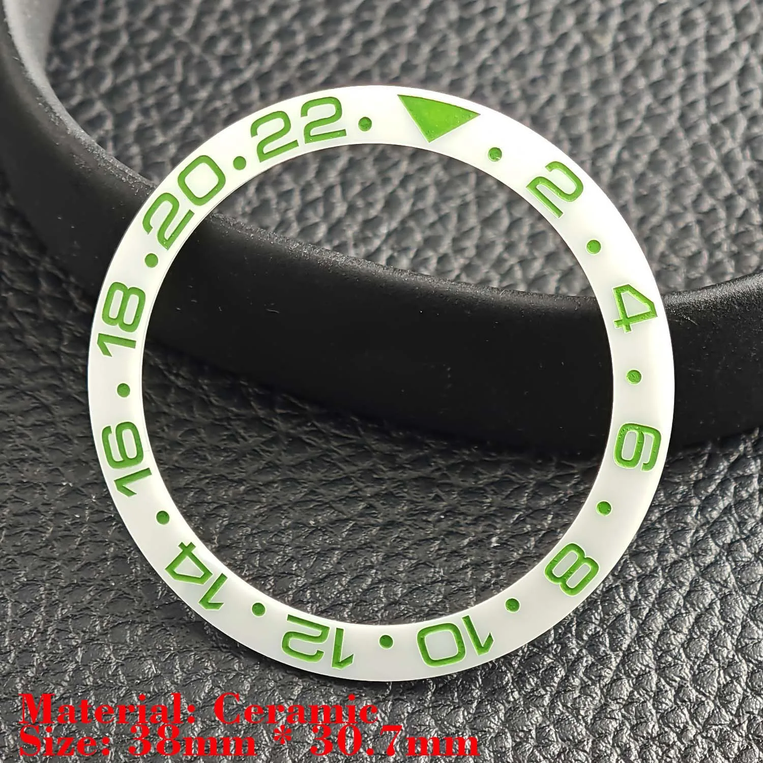 Ceramic Luminous Bezel Insert for Men's Watch - Premium Replacement Accessory
