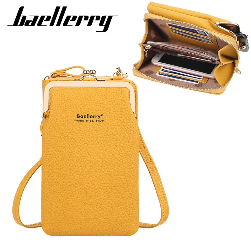 Маленькая сумка Baellerry через плечо для женщин модный кошелек мобильного телефона