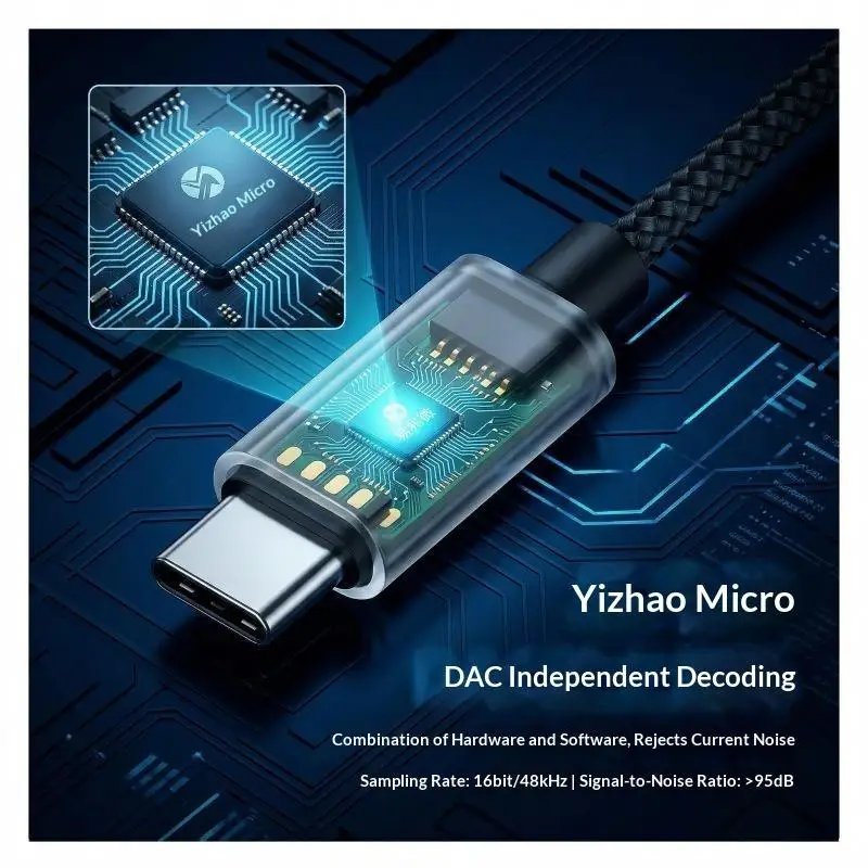 USB C to 3.5mm Headphone Audio Adapter - Premium Type C Audio Cable with 3.5mm Jack Converter