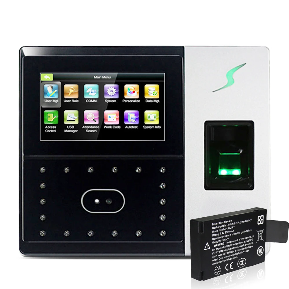 IFACE702 Face Recognication And Fingerprint Time Attendance And Access Control System TCP/IP USB Biometric Time Recording eseye fingerprint access control keypad system rfid password support tcp ip network usb office time attendance machine wifi