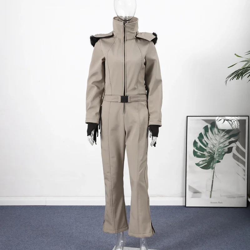 Women One Piece Ski Suit Image 3