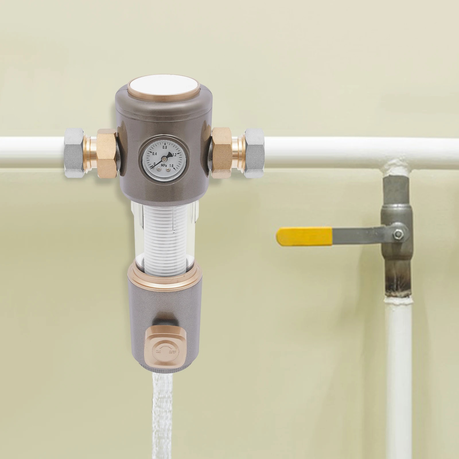 Sediment Backwash Filter Water Sediment Filter Household Water Filter Water Filter
