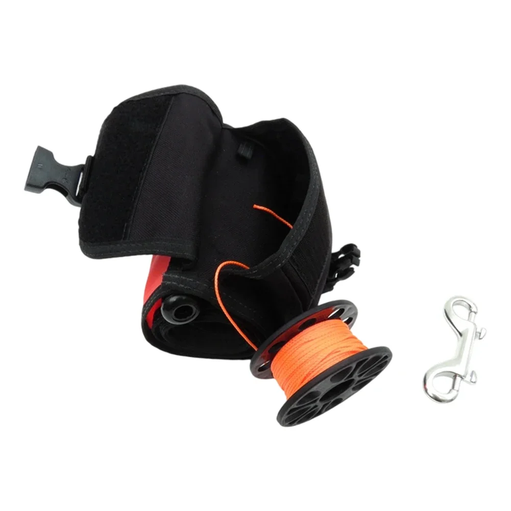 Marker Buoy Safety Inflatable SMB Buoy Set Storage Bag Diver Below Signal With Spool And Snap Diving Accessories 120x15cm