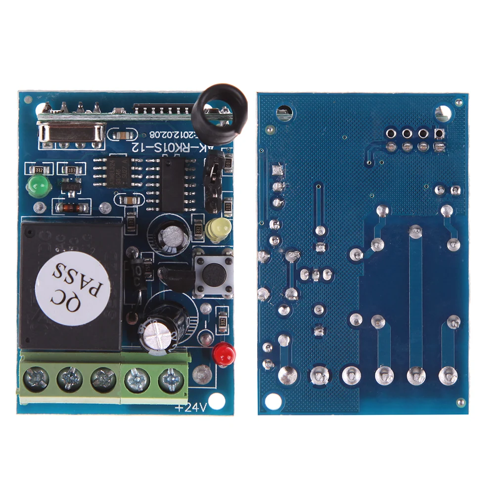 433MHz DC12V 1 CH Learning Code Wireless Remote Control Relay Module Relay Board
