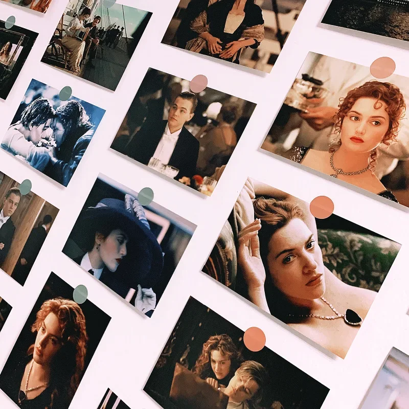 Classic Movie Cards Ins Style Decorative Paintings Small Posters Postcards Wall Stickers Cards 30 Pieces/set