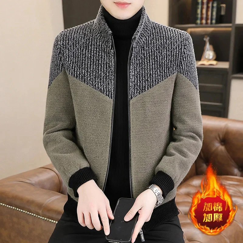 

2024 Winter Woolen Jackets Men Slim Fit Casual Wool Blends Coats Business Social Trench Short Coat Streetwear Overcoat M-4XL