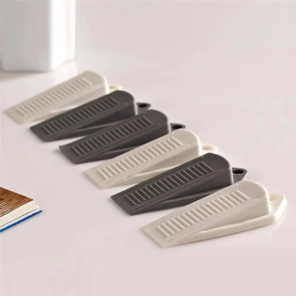 Door Stopper Rubber Wedge Convenient Mouse Design Door Stopper Holder Guard Baby Safety Protector Home Office 1/2pc