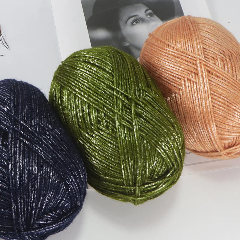 Surong Thread, Medium Thick Milk Cotton Yarn, Scarf, Hat, Shoe, Hand Woven Crochet, DIY Material Bag 4