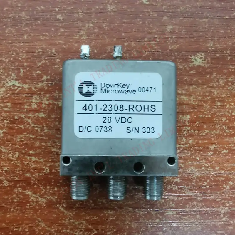 0 to18GHz 28vdc 401-2308 SPDT failsafe DC to 18 GHz 28VDC 18ghz SMA female connectors RF microwave switch  401-2308-4