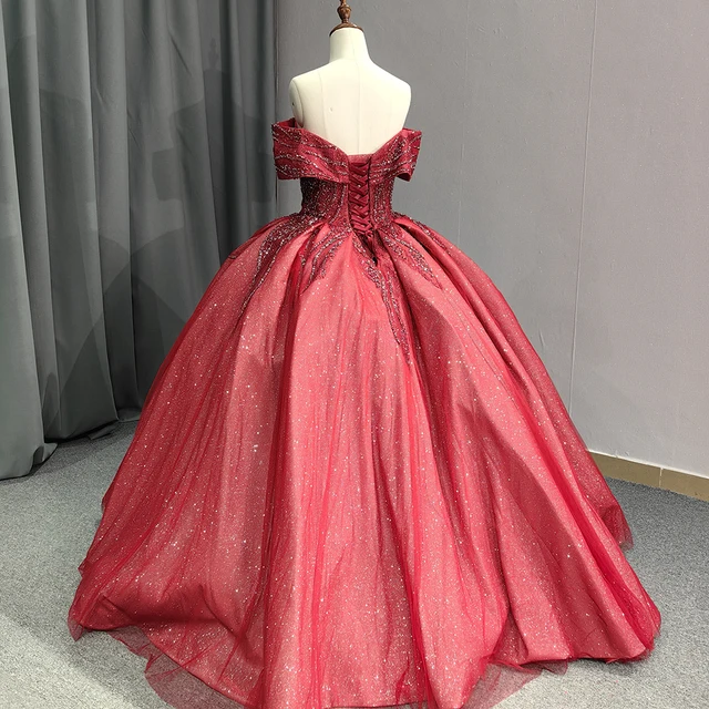 Jancember Classic Factory Wholesale Quinceanera Dresses For Gril Sweetheart Court Train Lace Up Vestidos De Graduación DY9830 2