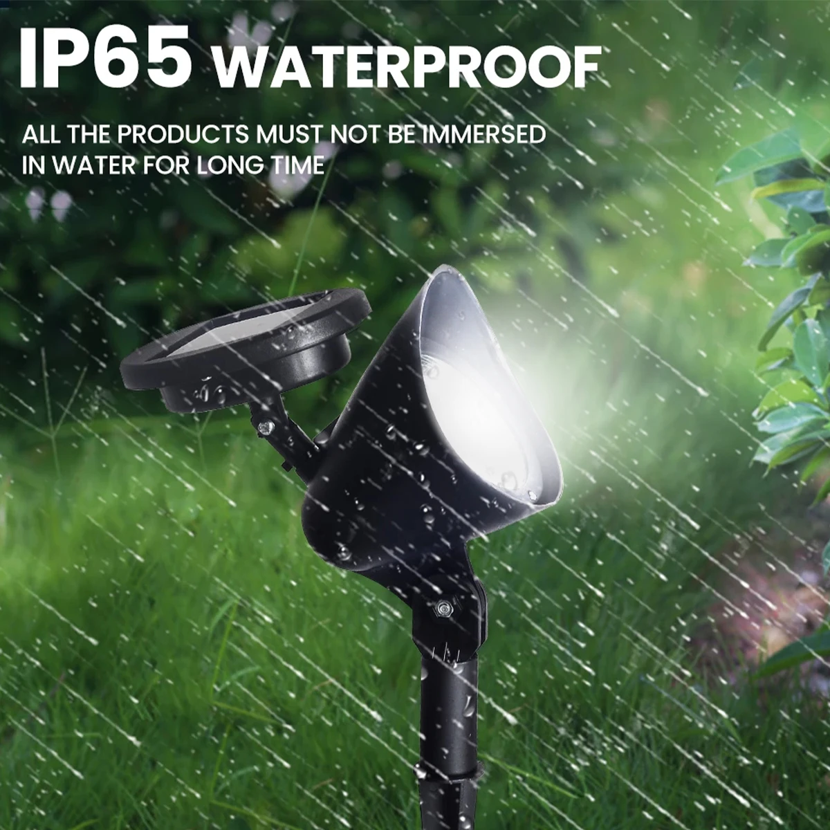 Description Picture 6 of itemLED Solar Spotlight Outdoor IP65 Waterproof Landscape 4 LED Spotlights Auto On/Off Lawn Light Garden Decoration for Outdoor Path