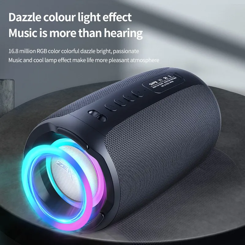 ZEALOT S61 portable bluetooth speaker double diaphragm wireless subwoofer waterproof outdoor