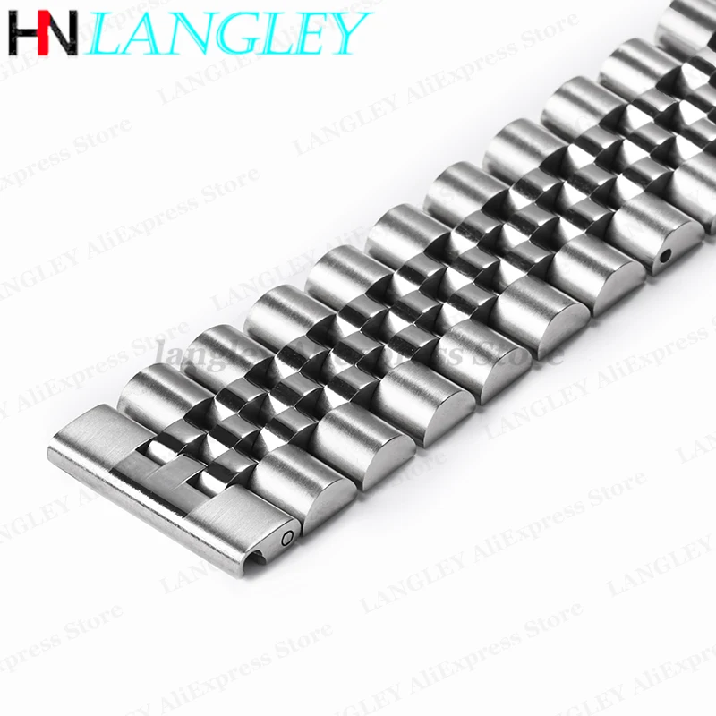 Pulseira de aço inoxidável 316l para jubileu, pulseira de