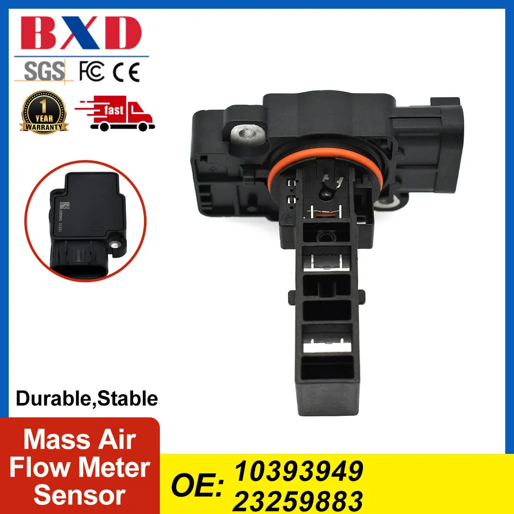 MAF Mass Air Flow Meter Sensor 10393949 23259883 For Chevrolet Express 2500 3500 4500 Silverado