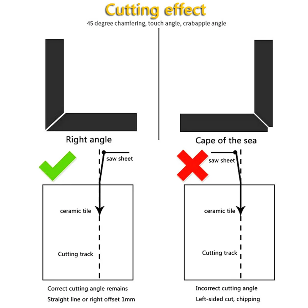 Tiling 45 Degree Angle Cutting Machine Adjustable Pressure Cutter Seat Chamfer Stone Building Tool For Corner Cutting