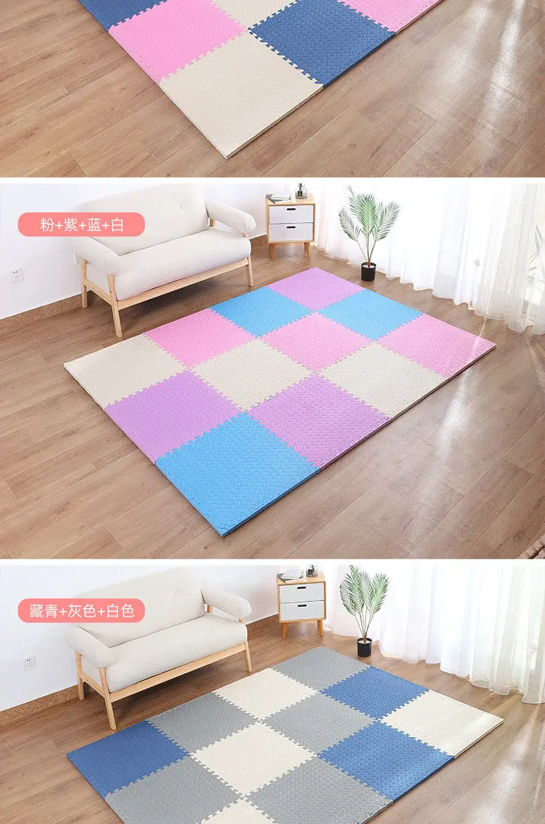 BESPORTBLE Lot De 36 Tapis De Jeu En Mousse EVA Emboîtables Avec Lettres De L'alphabet Et Chiffres 12 X 12 Cm Couleur Aléatoire