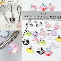 10/30/35/50pcs Sanrio Pendant Charms Kawaii Hello Kitty & Kuromi Resin Charms for DIY Jewelry - Bracelets, Keychains, Necklaces* 2