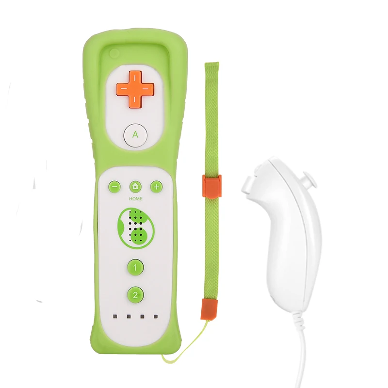2PCS Controller for Wii Remote Controller Gamepad with Motion Plus For Ninetend Wii/Wii U Wireless Gamepad for Wii Games Console 