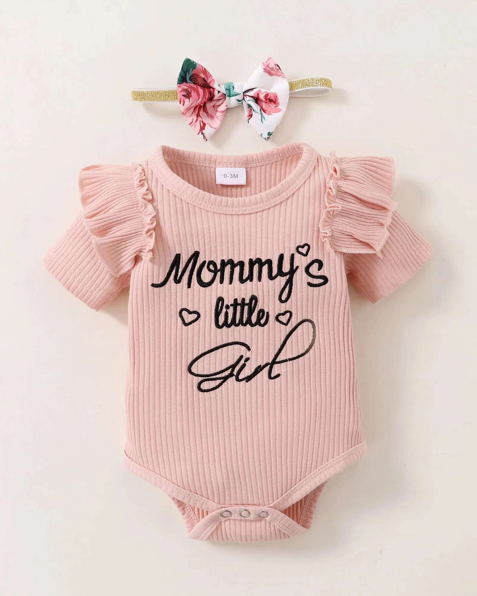 3PCS Baby Girl "Mommy’s Little Girl" Outfit 2