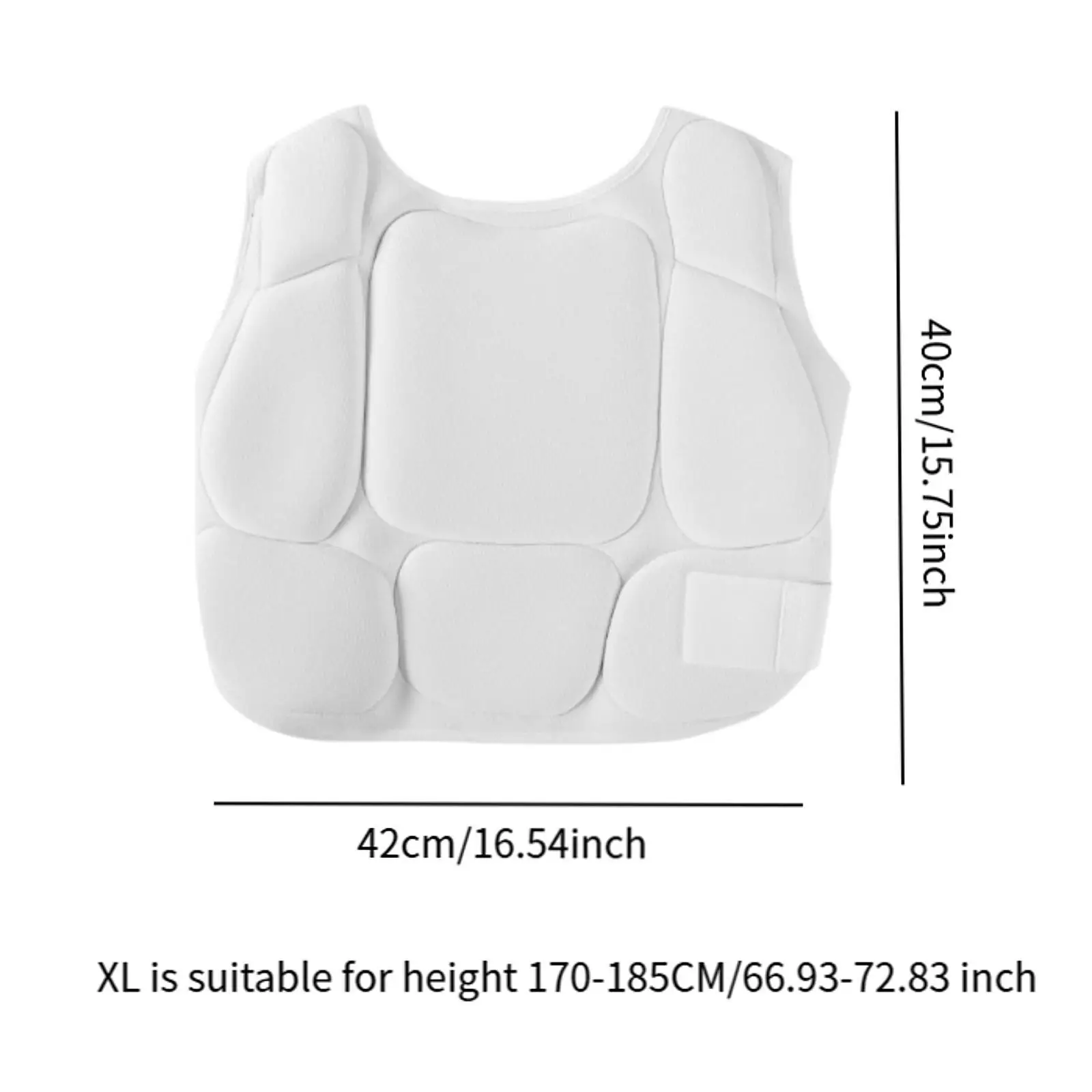 Karate Chest Guard EVA Rib Protector for Sparring Training Volleyball Mma