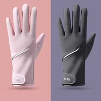 Winter Women's Thermal Gloves Touchscreen Compatible Fleece Lined Full Finger Waterproof Hand Warmer Mitten for Bike Cycling