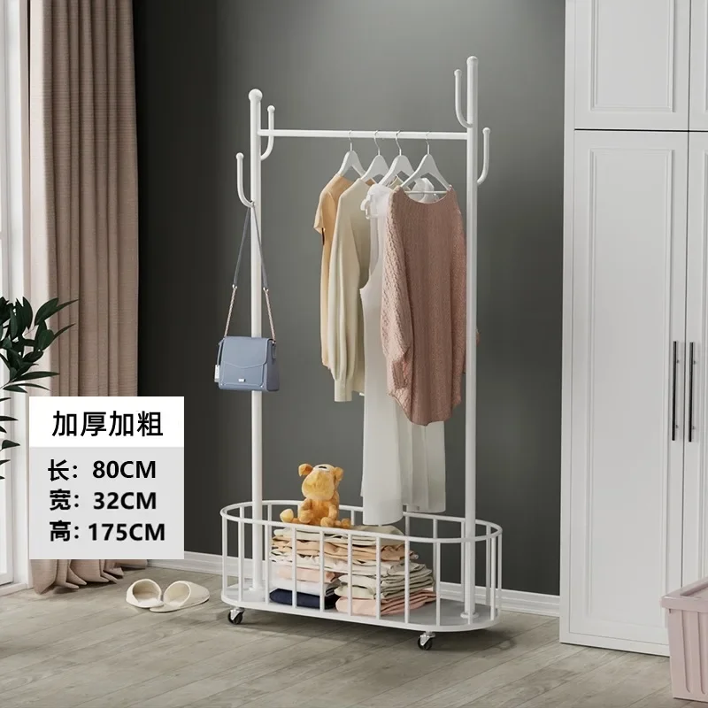 북유럽 라이트 코트 랙 바닥 침실 행어, 럭셔리 금속 홈 거실 탈착식 보관 랙, 코트 의류 랙