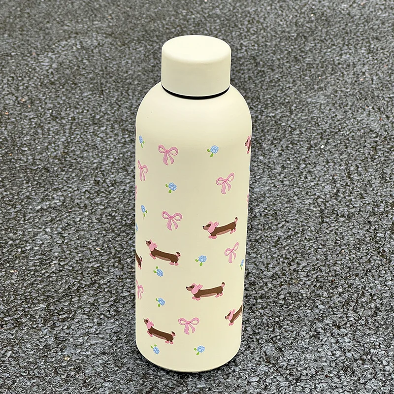 Insulation Cup Large Capacity Girls Students School Special Water Cup Portable Exquisite Stainless Steel Cups