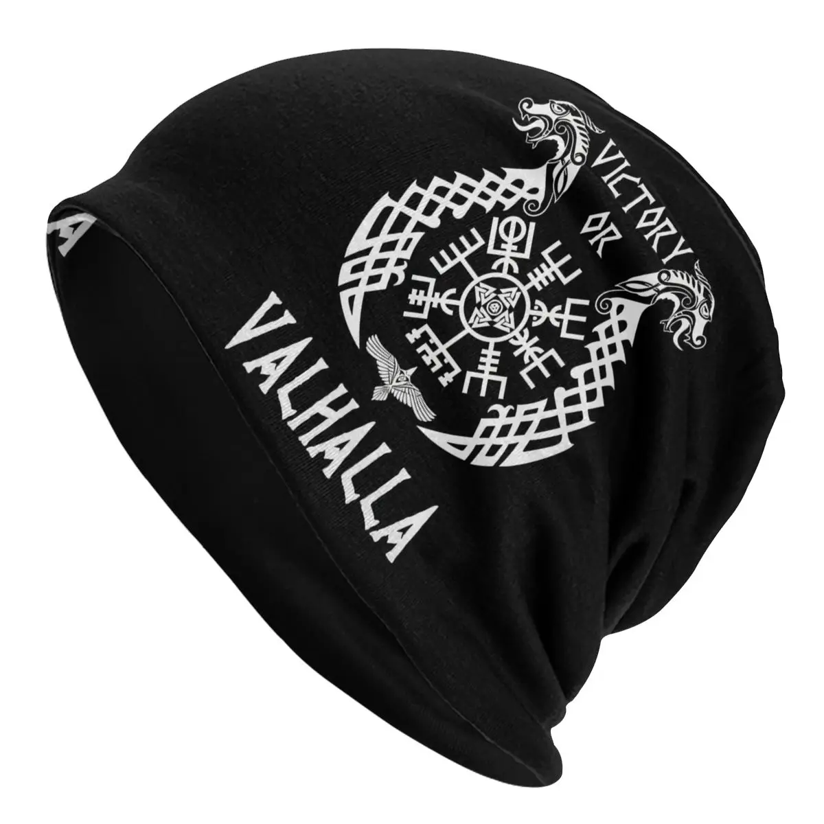 

Женская шапка в стиле викингов, мужская и женская шапка Victory или Valhalla, шапочки в стиле хип-хоп, облегающие шапки