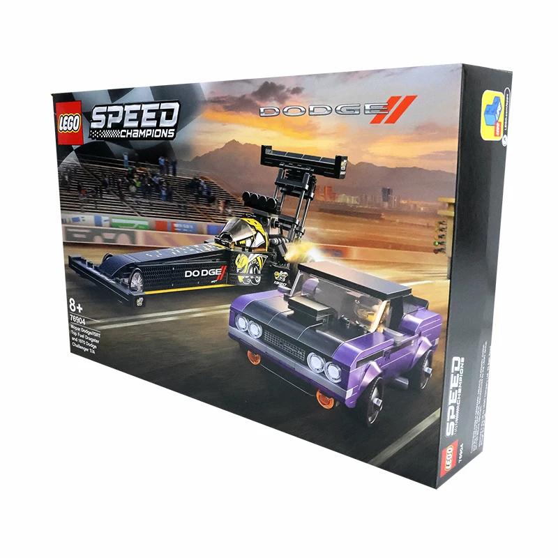 LEGO 76904 Speed Champions Mopar Dodge//SRT Top Fuel Dragster and