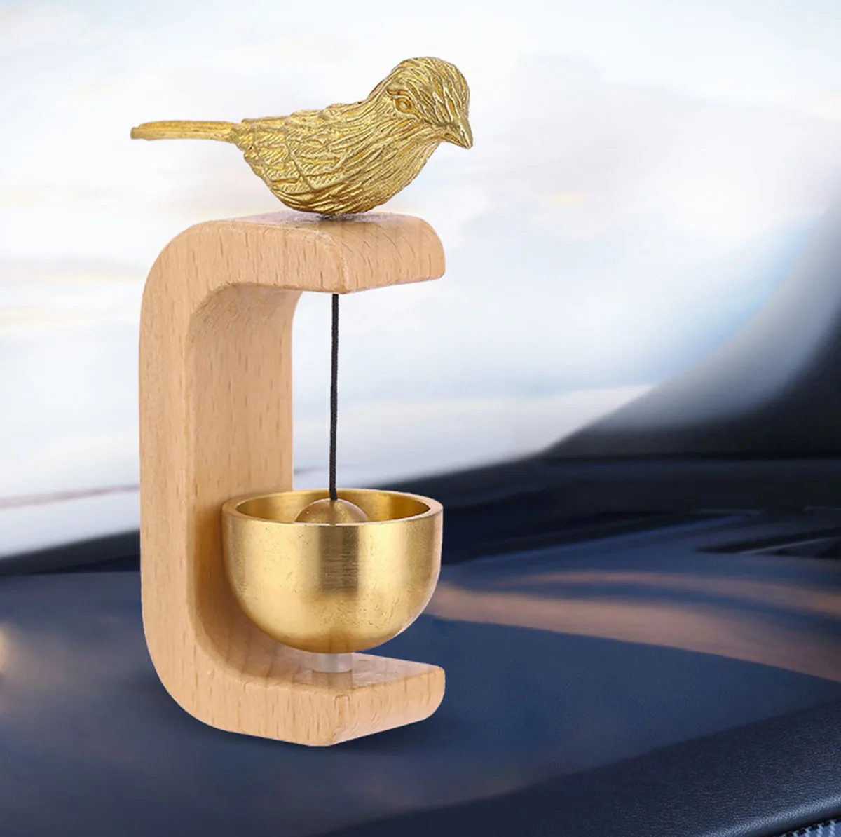 Japanese Wooden Wireless Door Wind Chime 1