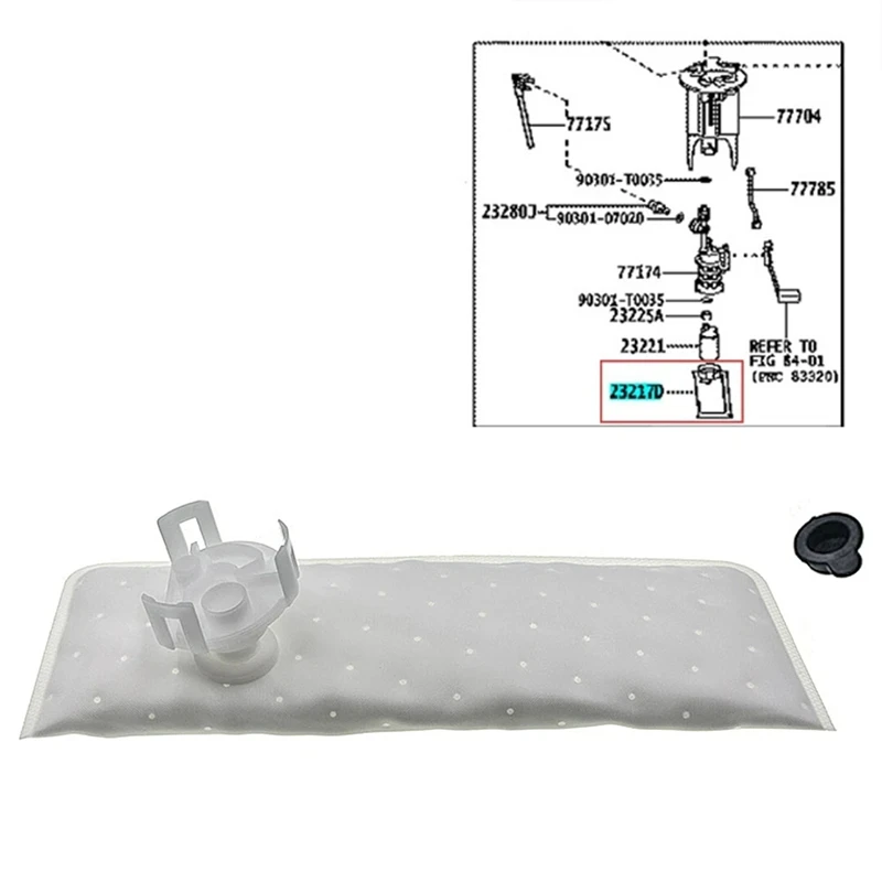 23217-0Y030 232170Y030 Car Fuel Pump Filter For Toyota Vios NCP150 Yaris NSP151 2013 -