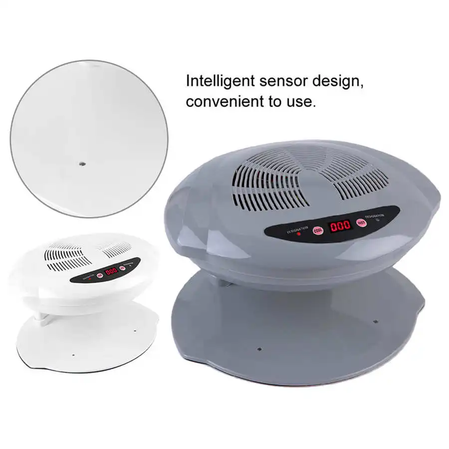 Hot & Cold Air Nail Dryer Manicure Cleaner Warm Cool Blower Nail Polish Drying Fan 400W Smart Sensor Salon Nail Art Equipment 5