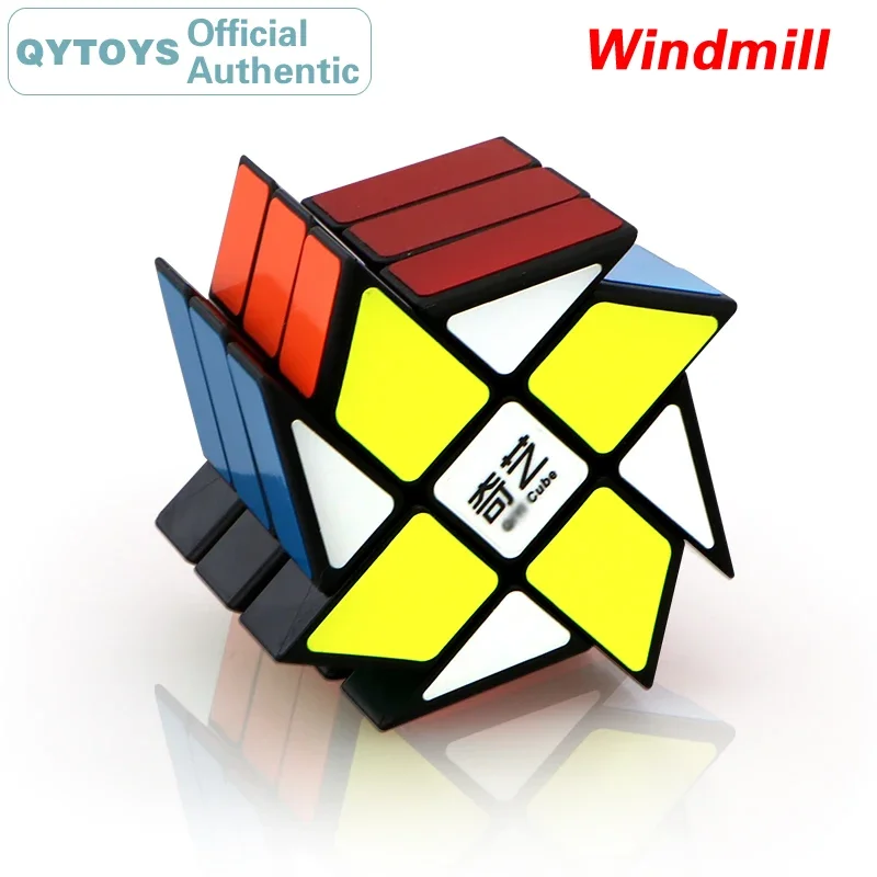 QYTOYS Windmill 3x3x3 Magic Cube MoFangGe 3x3 Cubo Magico Professional Speed Neo Cube Puzzle Kostka Antistress Toys new professional tripod bag monopod bag camera bag photograph bag for sirui manfrotto gitzo teris velbon windmill fotopro flm