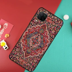 Fodera per telefono con motivo floreale di tappeto persiano