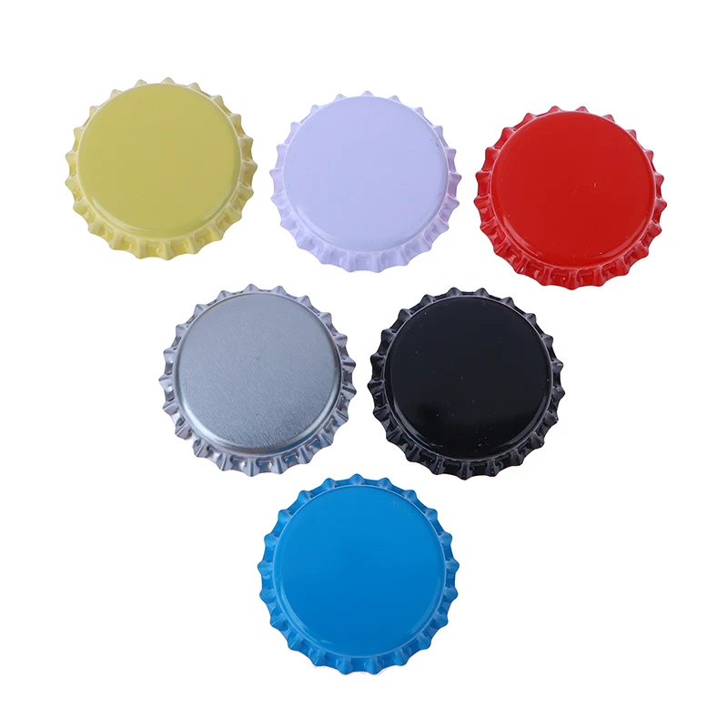 Tinplate Beer Bottle Caps 100PCS for DIY Home Brewing