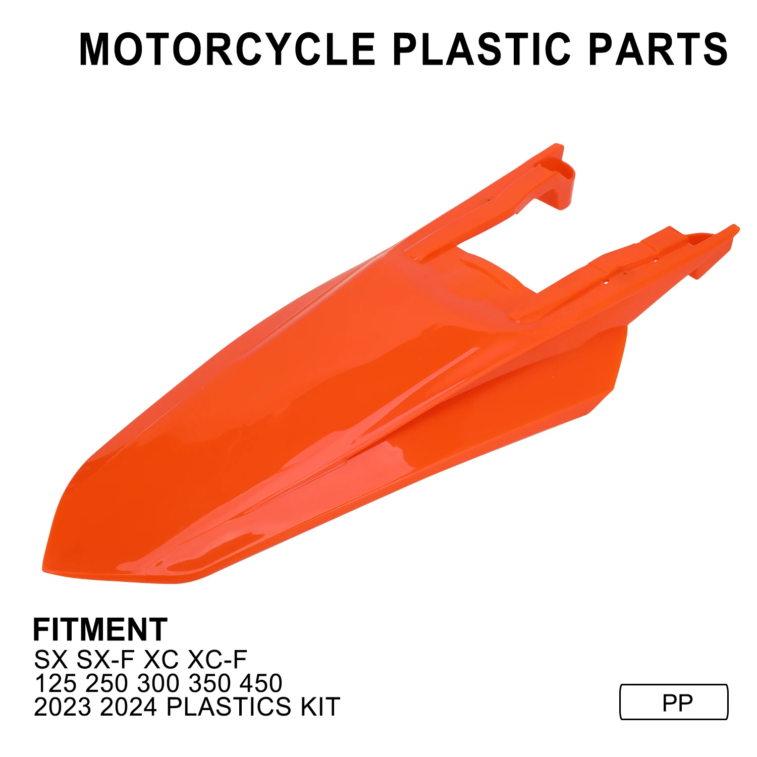 

For KTM SX SX-F XC XC-F 125 250 300 350 500 Motorcycle Accessories Rear Fender PP Plastic Kit Mudguard Plash Guard Dirt Bike