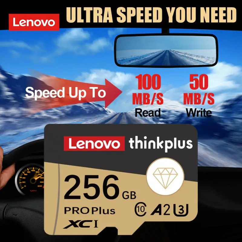 Lenovo 2TB 1TB Micro TF/SD Card Class 10 SD Card 256GB Memory Card 2