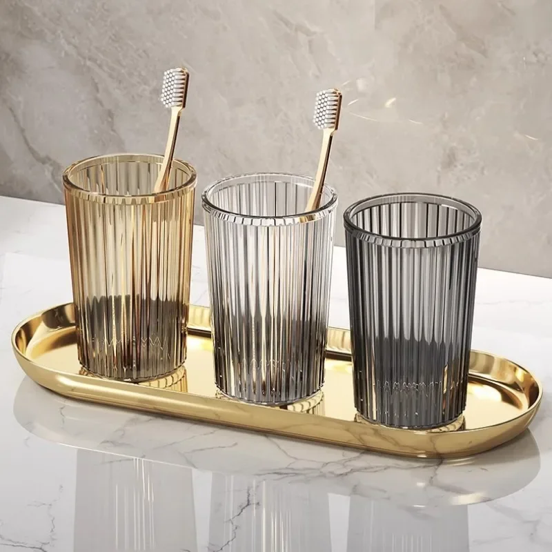 Acrylic Mouthwash Cup Toothbrush Bathroom Cup Light Luxury Style Bathroom Storage Accessories Toothbrush Holder toothbrush holder
