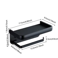 Toilet Paper Holder for Bathroom accessories Toilet paper stand Bathroom storage tissue rolls metal holder 6