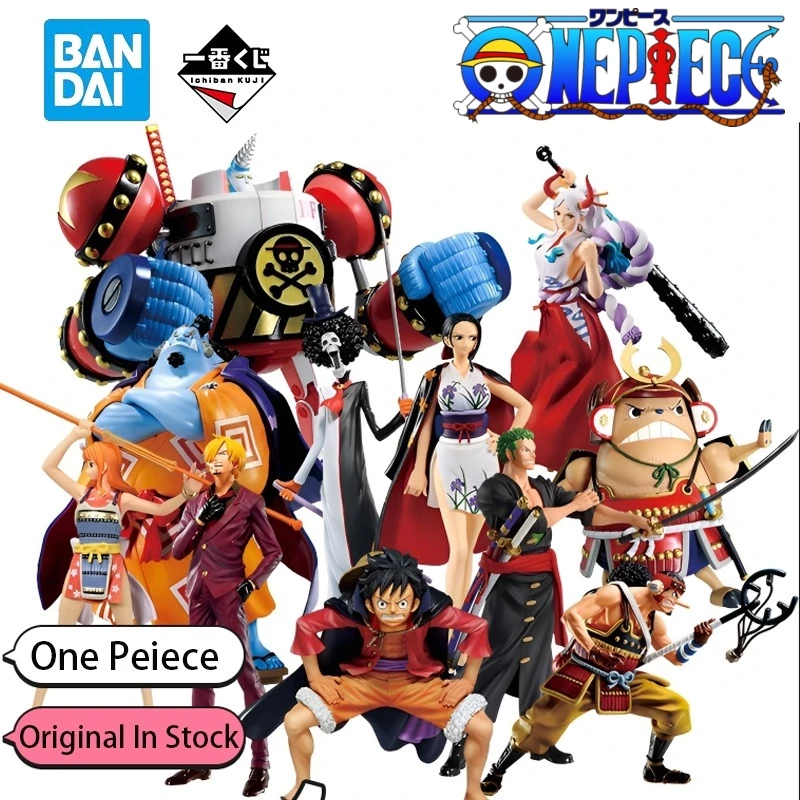 

One Piece Original Ichiban Kuji Bandai Wt100 Memorial Vol.100 Anniversary Luffy Zoro Sanji Robin Nami Anime Figure Model Gifts