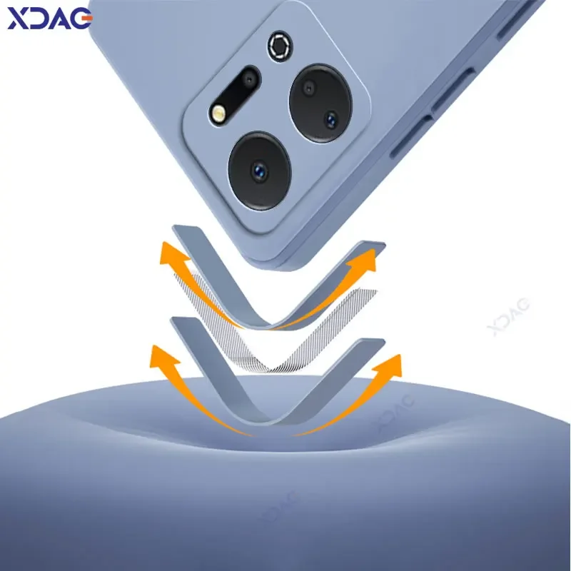 Luxury Dual Layer 360 Soft Liquid Silicone Phone Case - Elegant Anti-Fall Protection