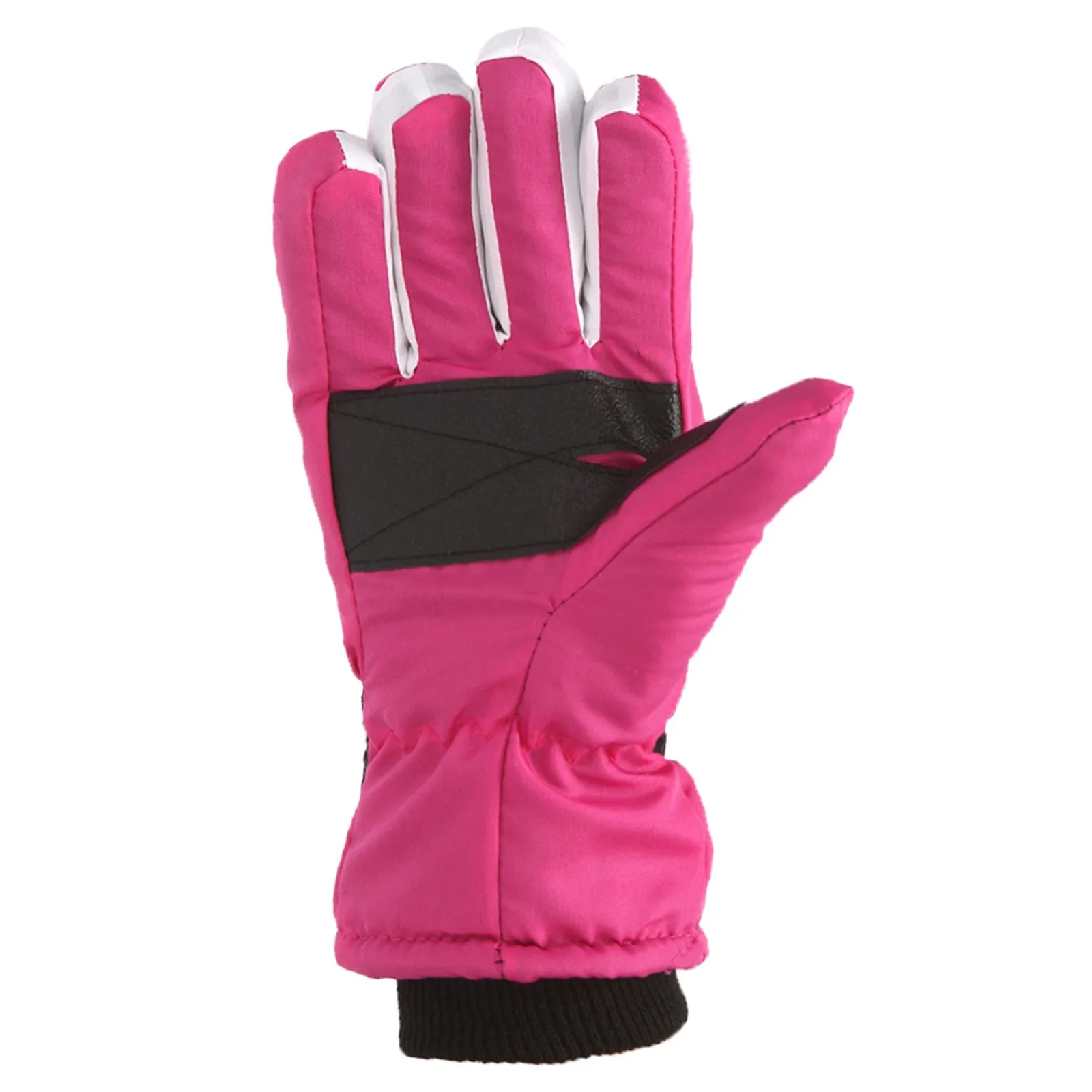Winter Kids Ski Gloves Outdoor Sports Gloves Boys Girls Snow Skating Snowboarding Windproof Warm Ski For 7-12 Years Old