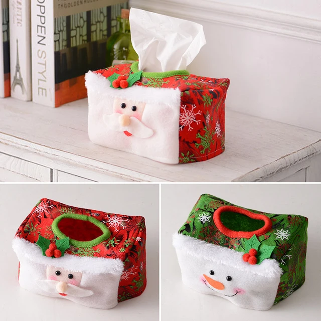 Santa's Bag Red Gift Bag & Tissue Paper Storage Box