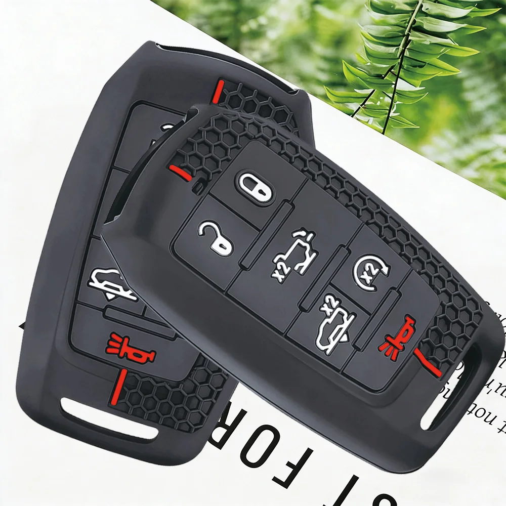 Durable Silicone Car Key Cover - Premium Keychain Accessory Shell